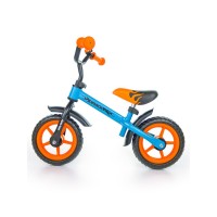 Detské cykloodrážadlo Milly Mally Dragon 10" -  oranžovo-modré 