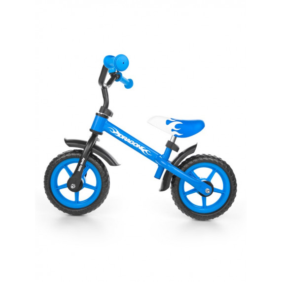 Detské cykloodrážadlo Milly Mally Dragon 10" - modré