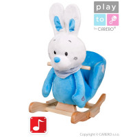 Hojdacia hračka PlayTo králiček modrá 