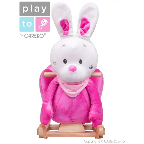 Hojdacia hračka PlayTo králiček ružová