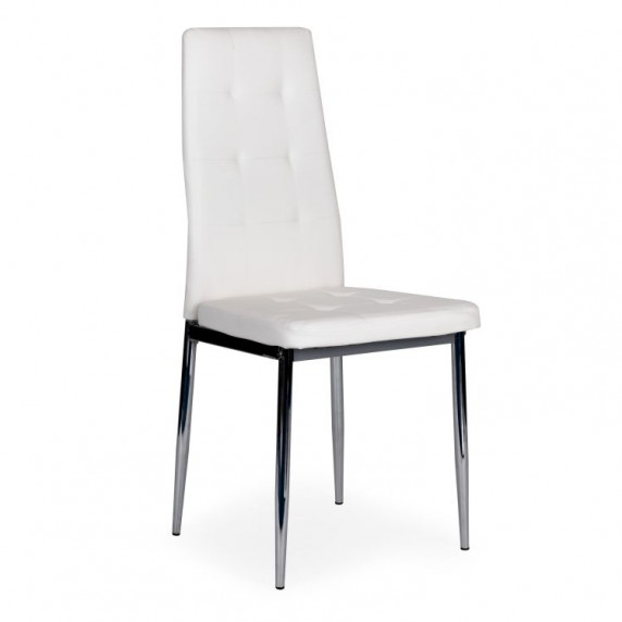 Jedálenská stolička 4 ks MODERN HOME Prestige - biela