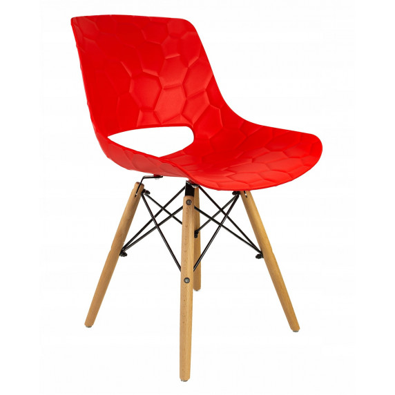 Jedálenská stolička 1 kusy AGA Lars SD-939707- červená