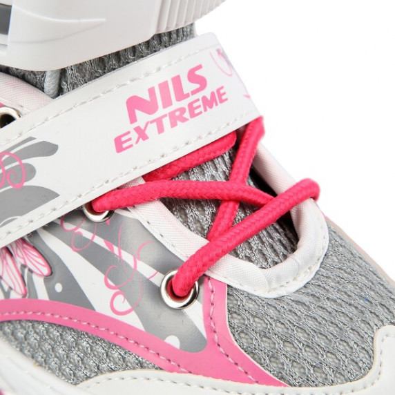 Detské kolieskové korčule NILS Extreme NA10602 ružové