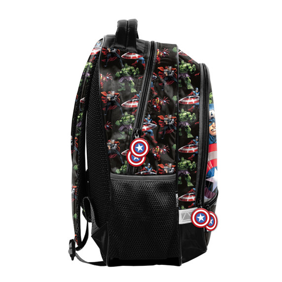 Školský batoh dvojkomorový 41 x 31 x 15 cm PASO AV23DD-260 - Avengers