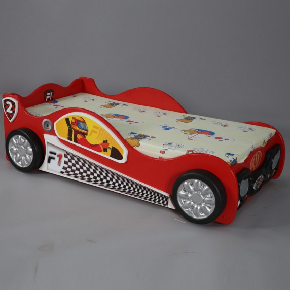 Detská postieľka Monza Mini Inlea4Fun - červená