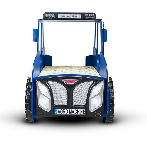Detská postieľka Traktor Farmer Inlea4Fun - modrá