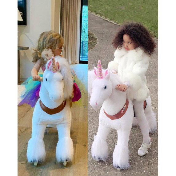Poník PonyCycle 2021 White Unicorn - Veľký