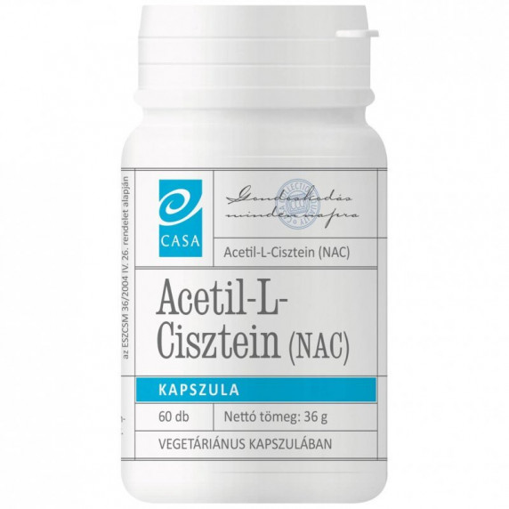 N-Acetyl L-cysteín (NAC) na posilnenie imunity 500 mg 60 kapsúl CASA