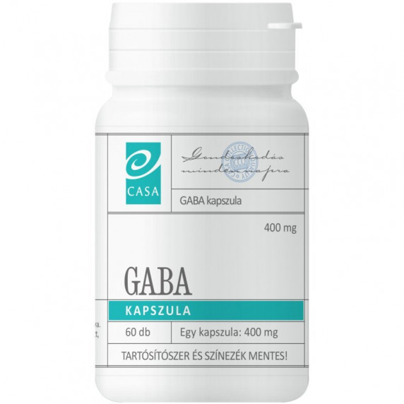 GABA - Kyselina gama-aminomaslová 60 kapsúl CASA 