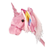 Kôň na palici Hobby Horse - ružový jednorožec 