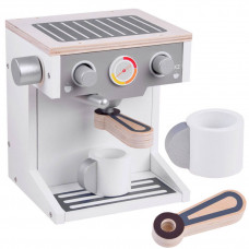 Detský drevený kávovar Inlea4Fun - sivý/biely Preview