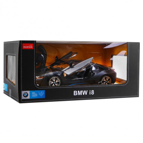 RC športové auto BMW i8 RASTAR 1:14 - čierne