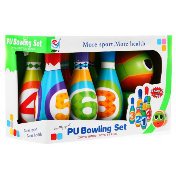 Farebný detský bowling Inlea4Fun BOWLING SET 