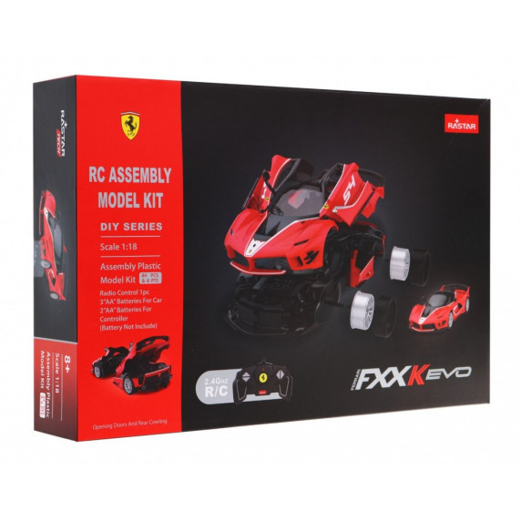 RC športové auto Ferrari FXX-K RASTAR 1:18 - červené