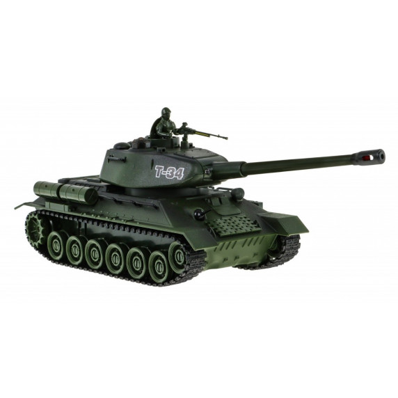 RC Tank na diaľkové ovládanie 1:28 Inlea4Fun T-34 Camouflage Mina and Shield