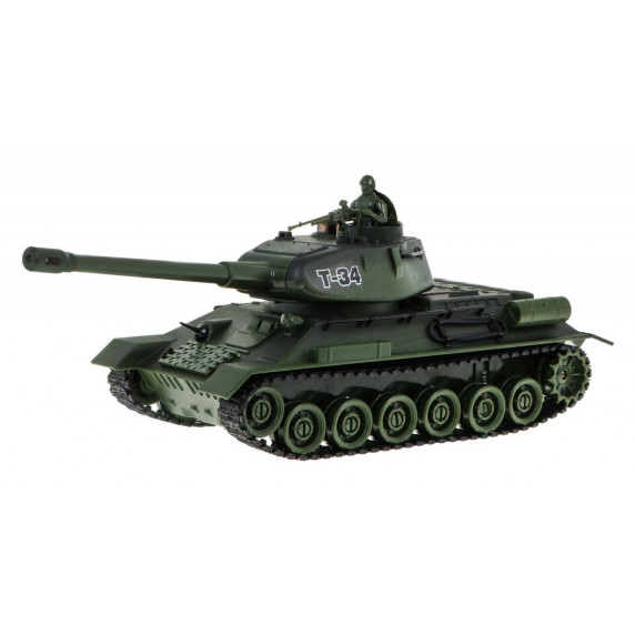 RC Tank na diaľkové ovládanie 1:28 Inlea4Fun T-34 Camouflage Mina and Shield