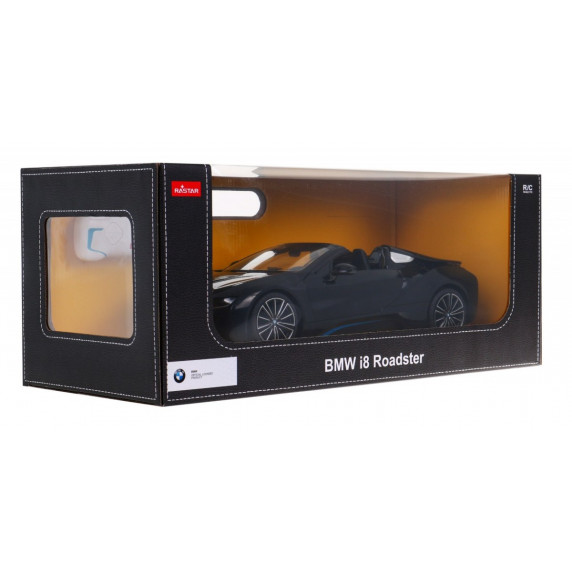 RC športové auto BMW I8 Roadster 1:12 RASTAR - čierne