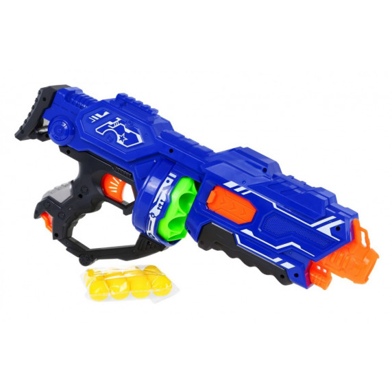 Detská pištoľ s penovými guličkami Inlea4Fun BLAZE STORM - modrá 