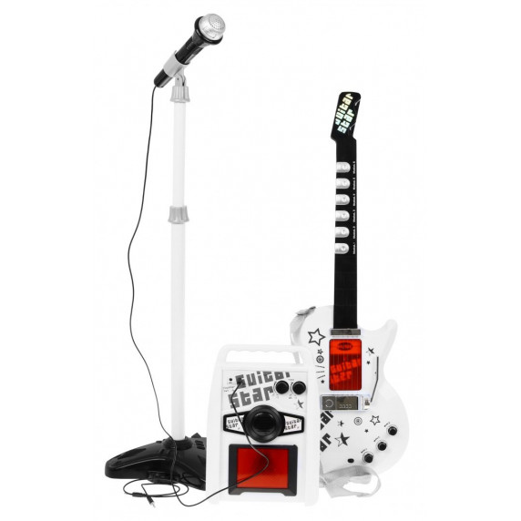 Elektrická gitara s mikrofónom a zosilňovačom Inlea4Fun GUITAR KIT