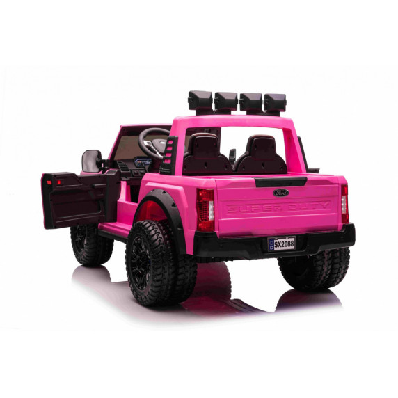 Elektrické autíčko Ford Super Duty - ružové
