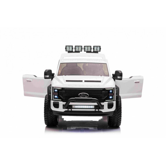 Elektrické autíčko Ford Super Duty - biele