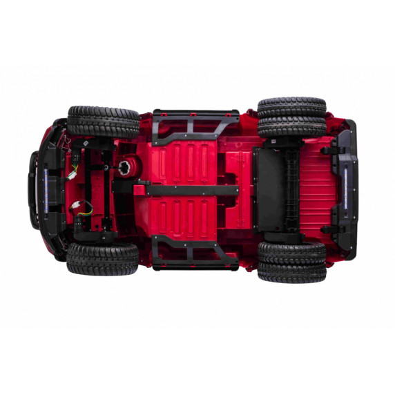 Elektrické autíčko Ford Super Duty - červené
