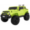 Inlea4Fun Mighty Jeep 4x4 - elektrické autíčko - Zelené
