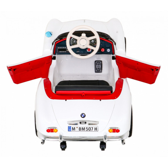 Elektrické autíčko BMW 507 Retro - biele