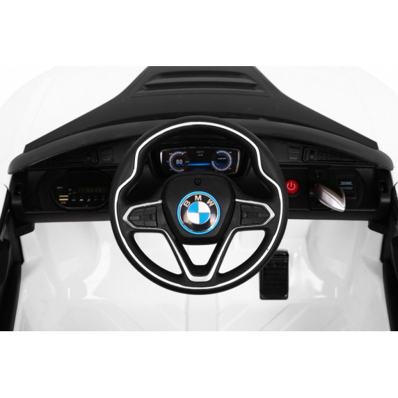 Elektrické autíčko BMW i8 LIFT Coupe - biele