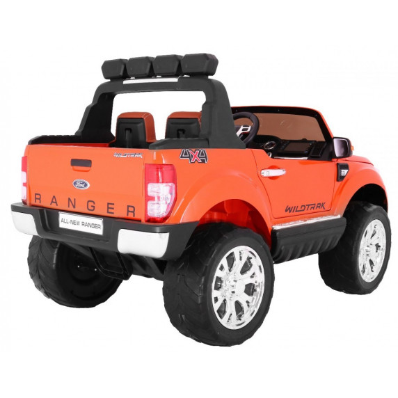 Elektrické autíčko lakované FORD Ranger 4x4 FaceLifting - oranžové
