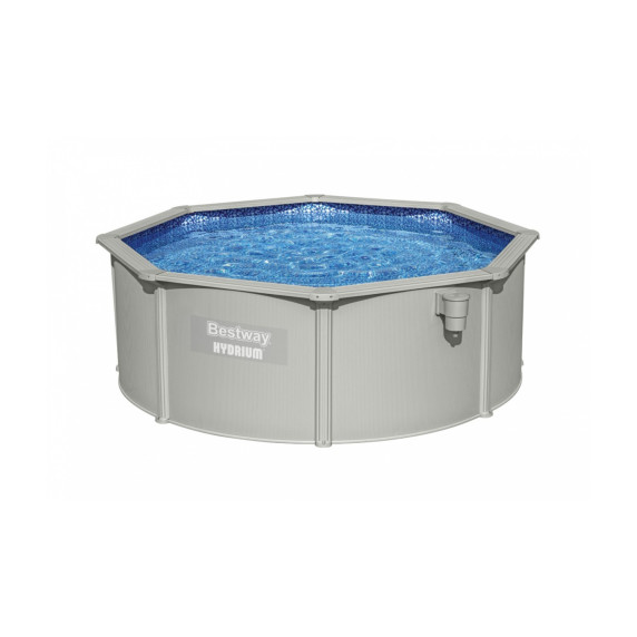 Rodinný oceľový bazén 460 x 120 cm + piesková filtrácia a schodíky BESTWAY Hydrium 56384
