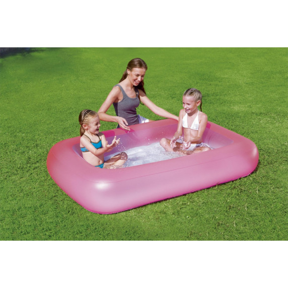 Detský nafukovací bazén 165x104x25 cm BESTWAY 51115 - ružový