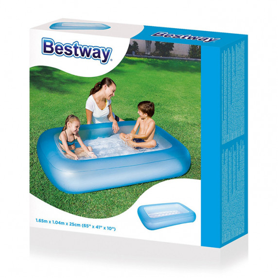 Detský nafukovací bazén 165x104x25 cm BESTWAY 51115 - modrý