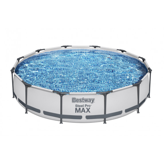 Bazén s konštrukciou 366 x 76 cm BESTWAY 56416 Steel Pro Max + kartušová filtrácia