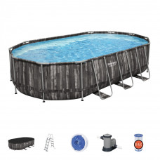 Oválna bazénová sada s kovovým rámom Bestway 610 x 366 x 122 cm Preview
