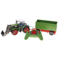 RC Traktor s prívesom na diaľkové ovládanie Inlea4Fun FARM TRAKTOR - zelený 