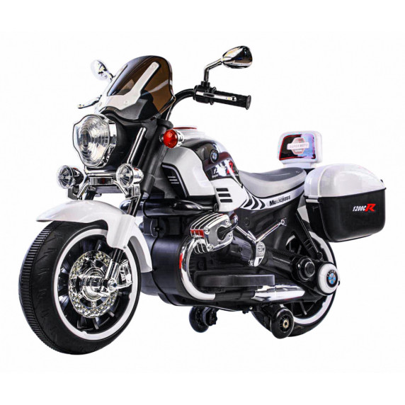 Detská elektrická motorka 1200CR Inlea4Fun SUPER MOTO - biela