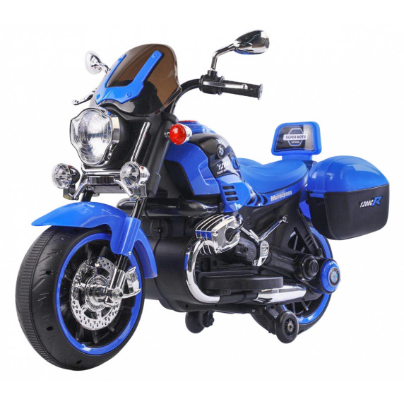 Detská elektrická motorka 1200CR Inlea4Fun SUPER MOTO - modrá