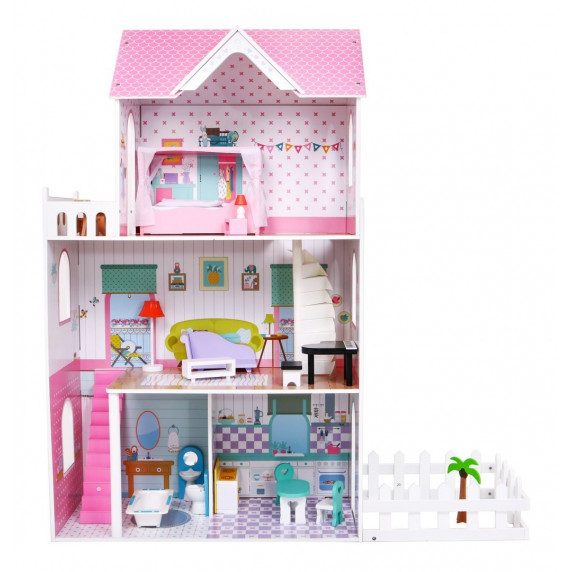 Drevený domček pre bábiky Inlea4Fun LOLA