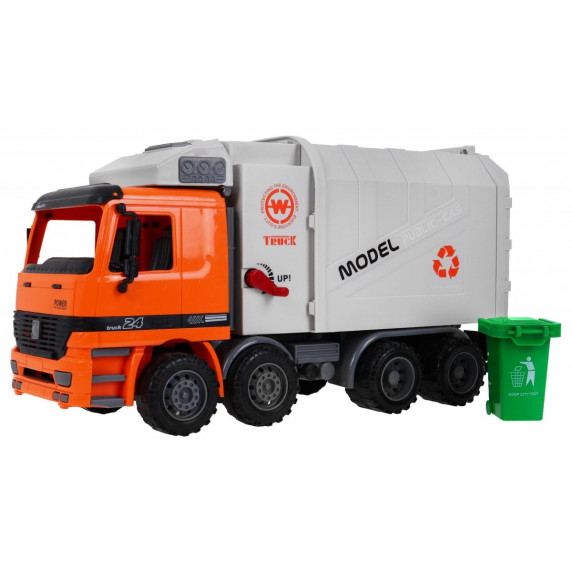 Smetiarske auto 37 cm Inlea4Fun Garbage Truck