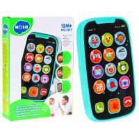 Interaktívny detský mobilný telefón HOLA SmartPhone - modrý 