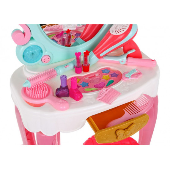 Detský toaletný stolík so zrkadlom Inlea4Fun Dresser Play Set