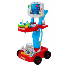 Detský lekársky vozík Doctor EKG Inlea4Fun - modro-červený Preview