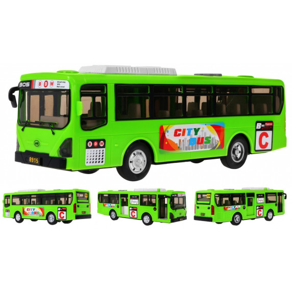 Detský autobus Inlea4Fun CITYBUS - zelený