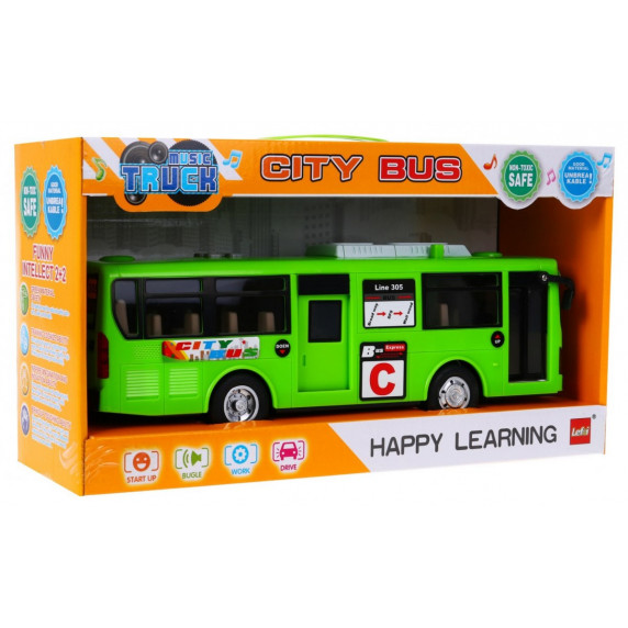 Detský autobus Inlea4Fun CITYBUS - zelený