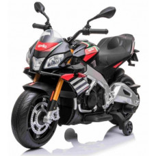 Detská elektrická motorka Aprilia Tuono V4 - čierna Preview