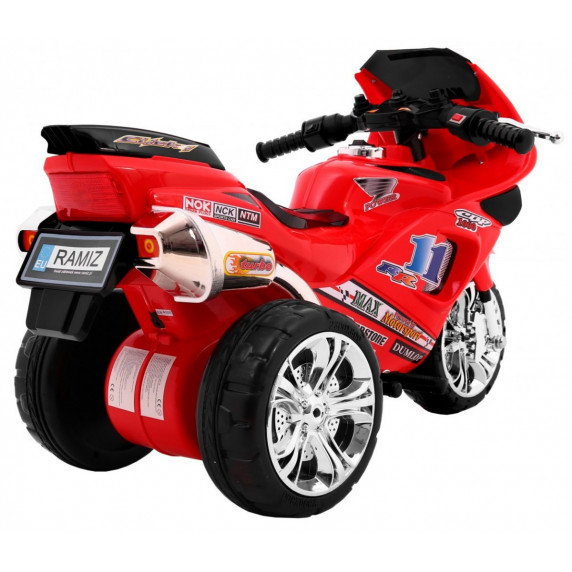 Detská elektrická motorka RR1000 - červená