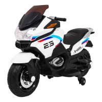 Detská elektrická motorka Inlea4Fun Sport Tourism - biela 