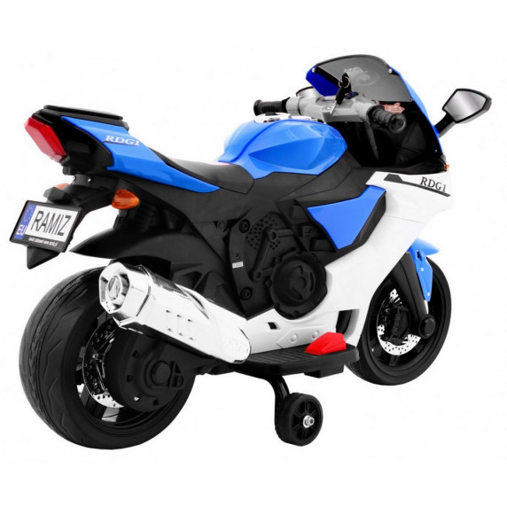 Elektrická motorka R1 Superbike - modrá