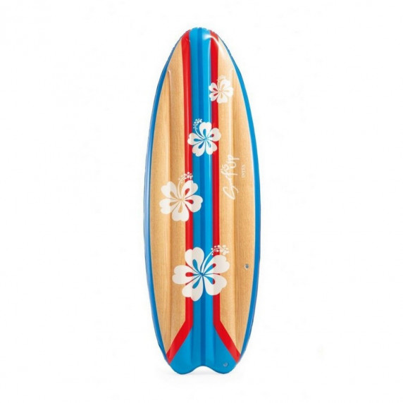 Nafukovacie lehátko 178 x 69 cm INTEX SURFS UP - kvetinkové